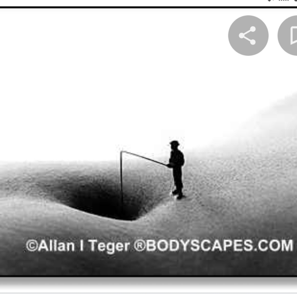 ALLAN I. TEGER BODYSCAPES BELLY BUTTON FISHING PHOTO SIGNED 236/250 original - Picture 16 of 16